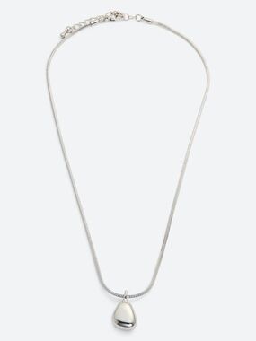 Silver Teardrop Necklace